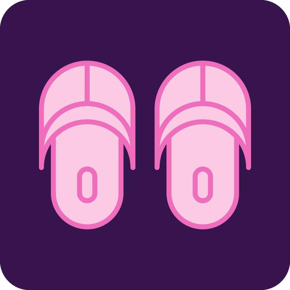 Slippers Vector Icon