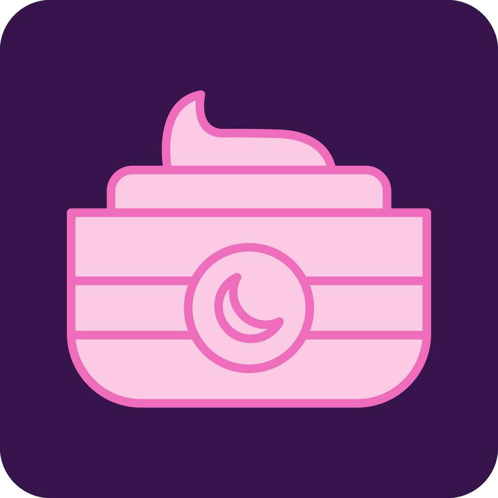 Night Cream Vector Icon