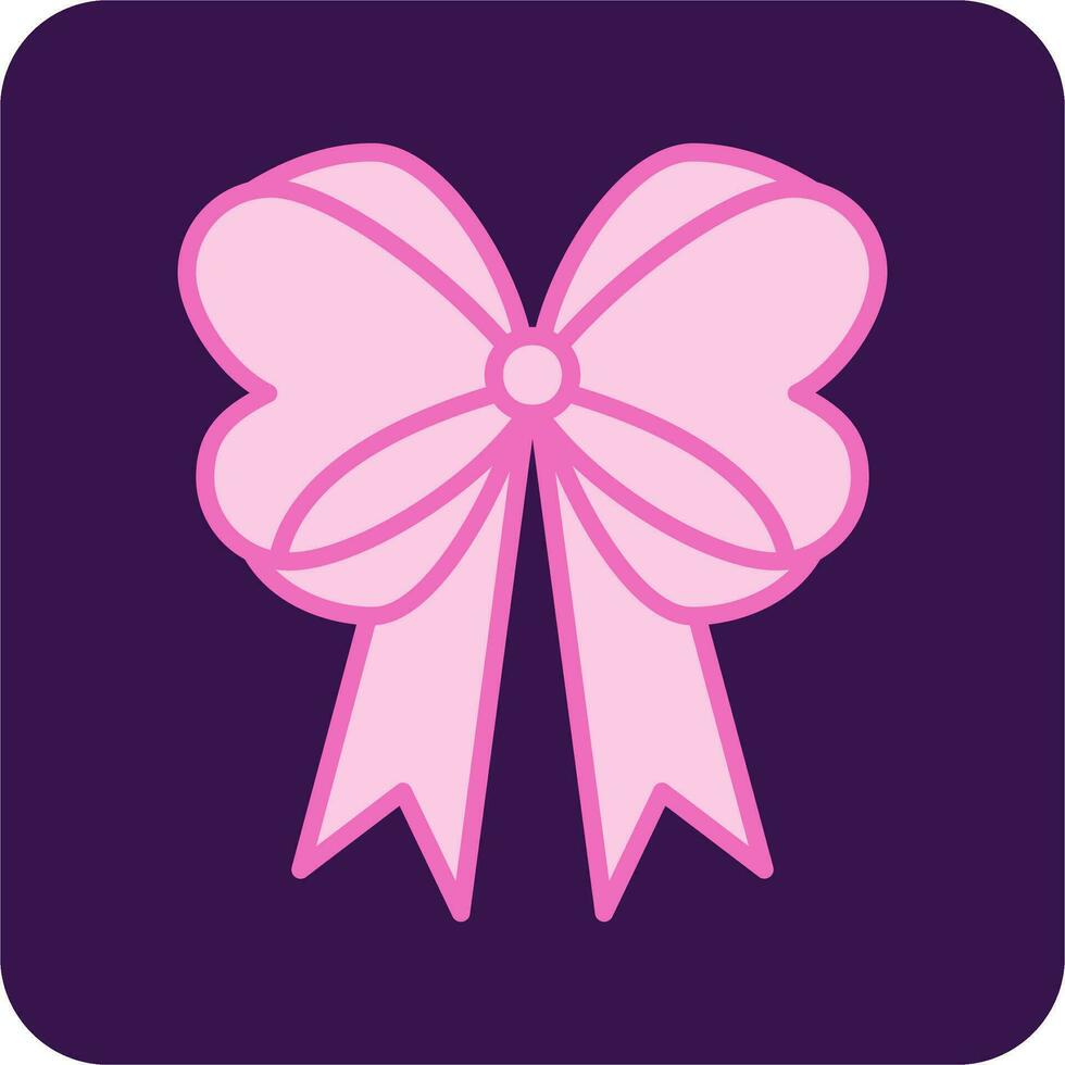 Ribbon Bow Vector Icon