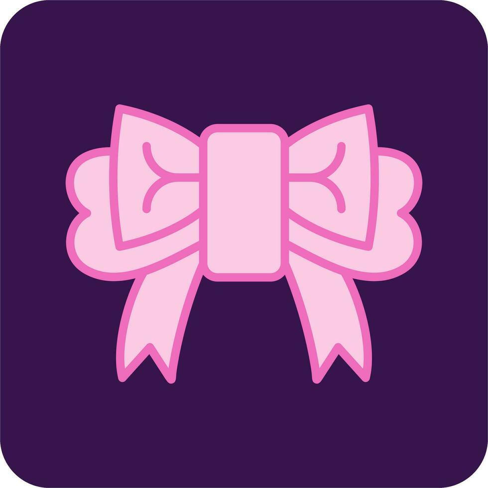 Ribbon Bow Vector Icon