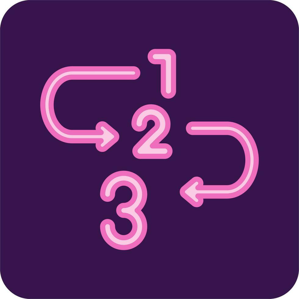 Sequential Vector Icon