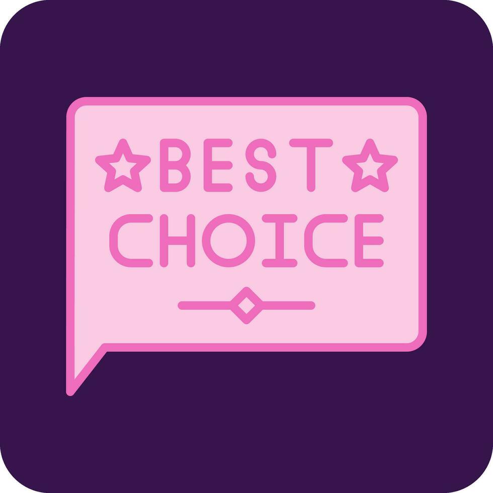 Best Choice Vector Icon