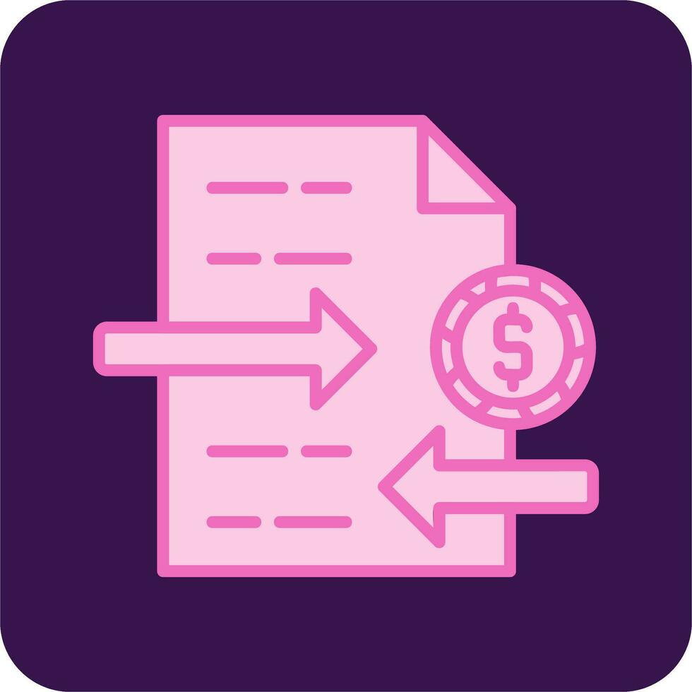 Transaction History Vector Icon