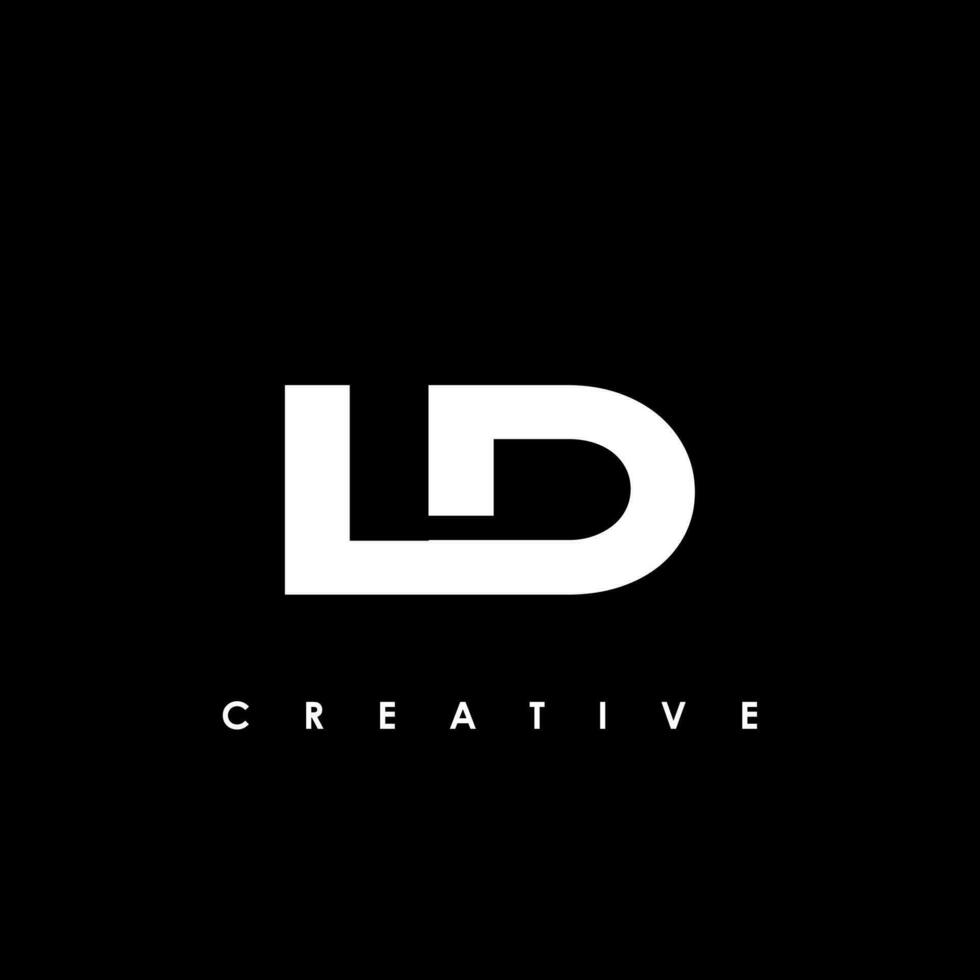 LD Letter Initial Logo Design Template Vector Illustration