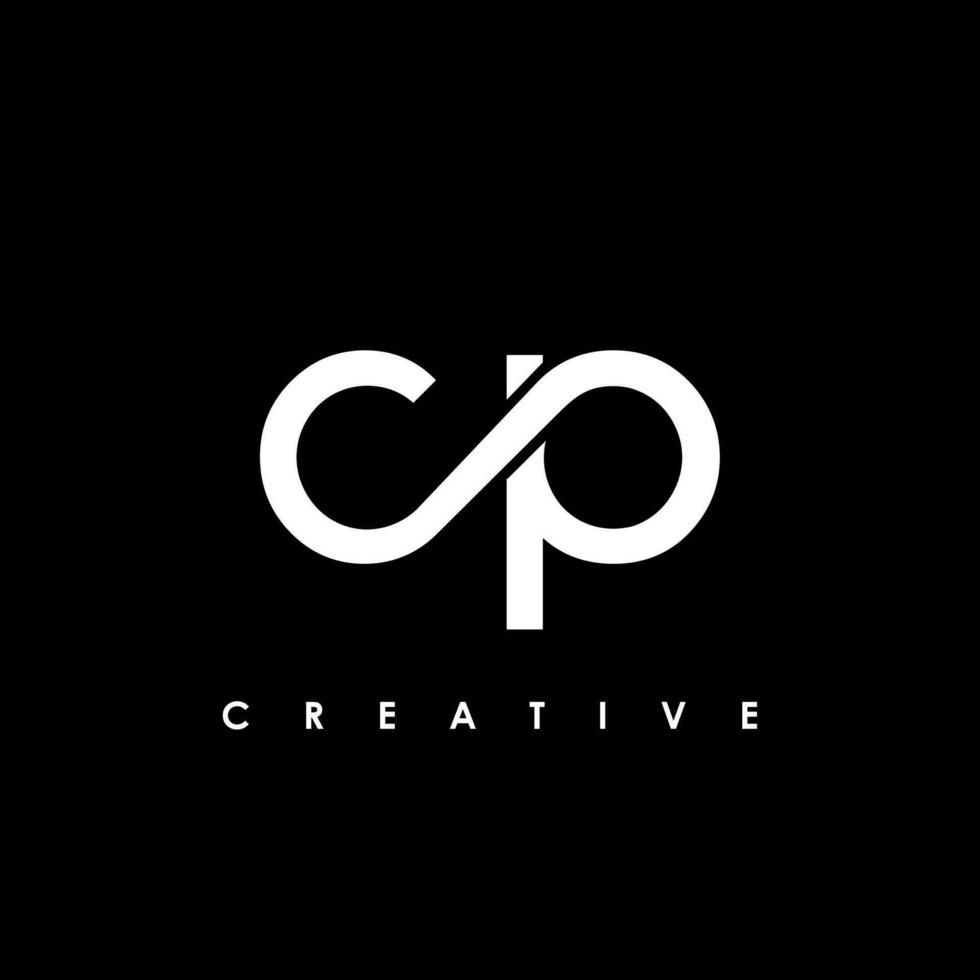 CP Letter Initial Logo Design Template Vector Illustration