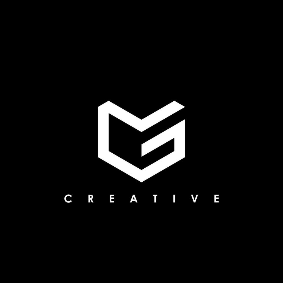 MG, GM Letter Initial Logo Design Template Vector Illustration