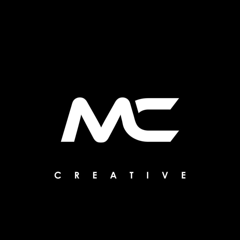 MC Letter Initial Logo Design Template Vector Illustration