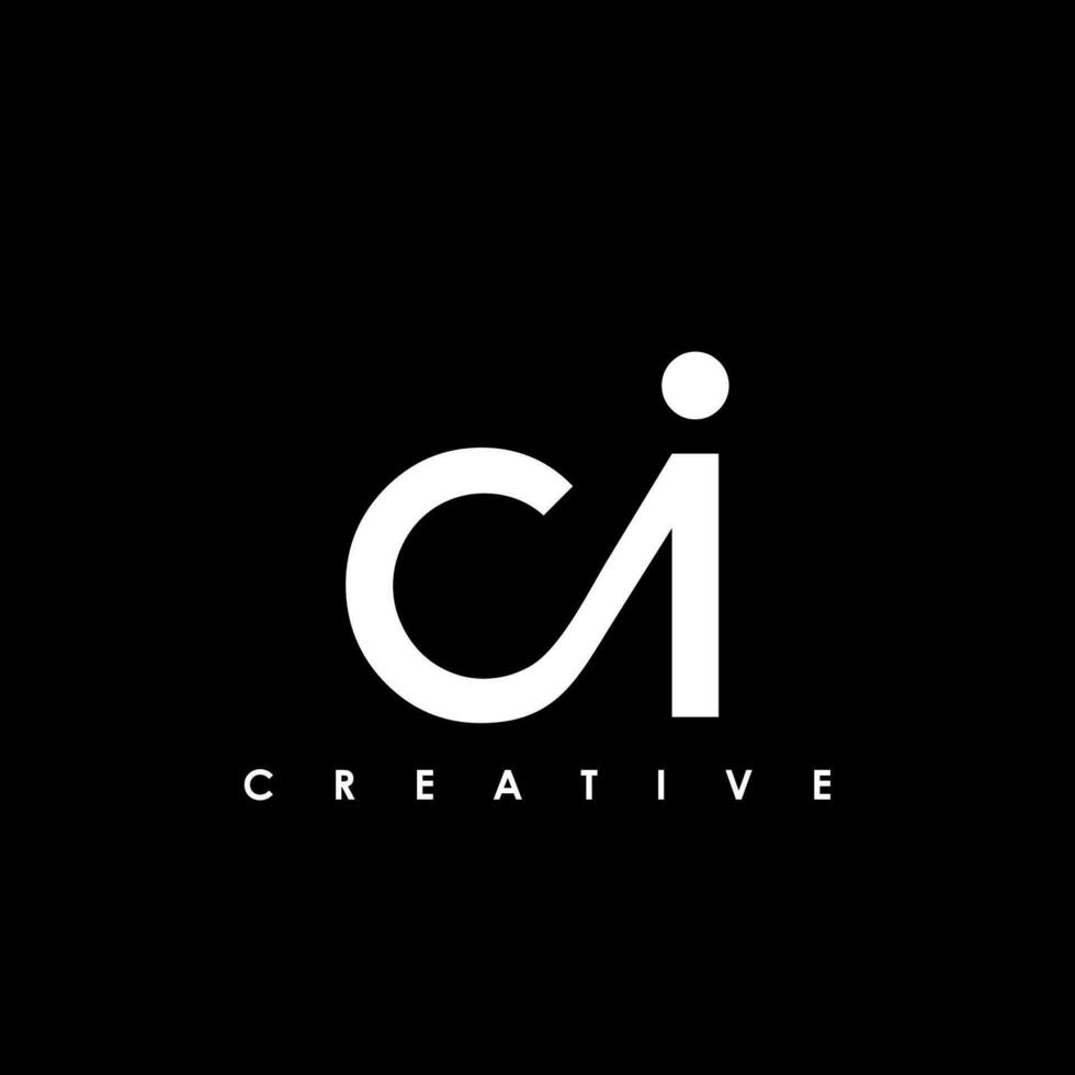 CI Letter Initial Logo Design Template Vector Illustration