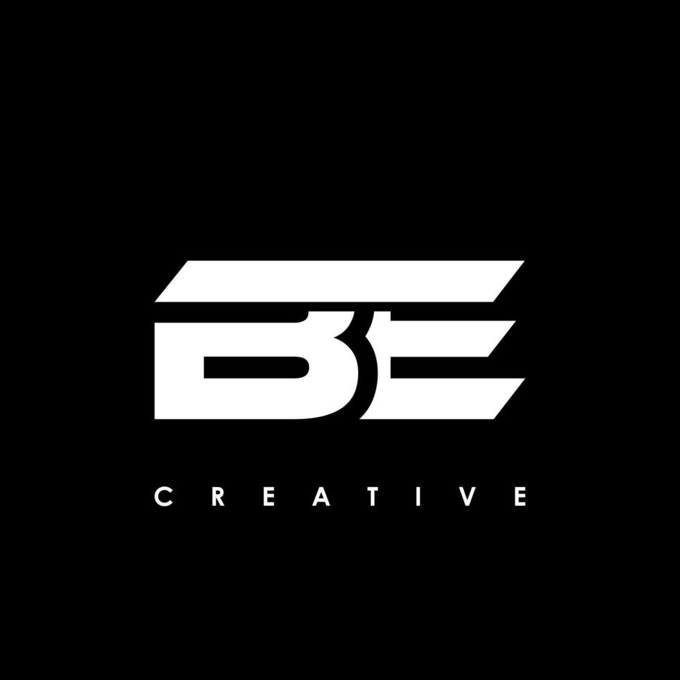BE Letter Initial Logo Design Template Vector Illustration
