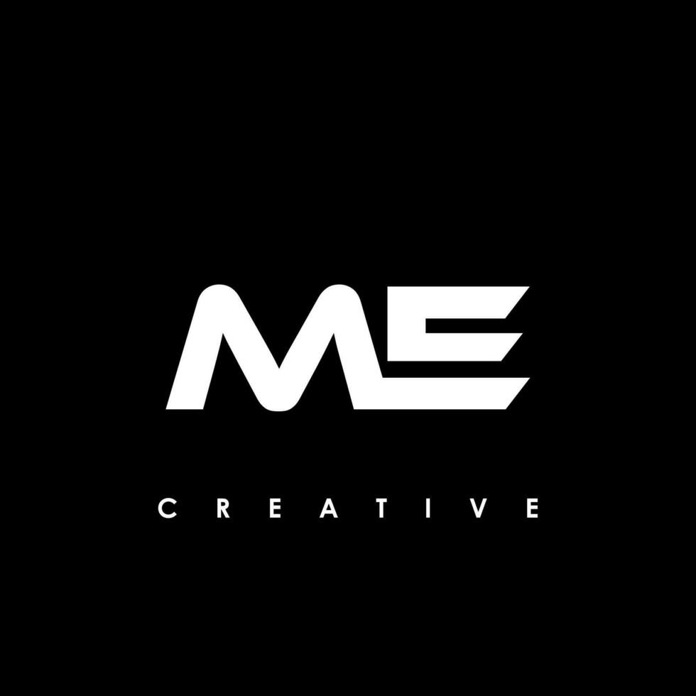 ME Letter Initial Logo Design Template Vector Illustration