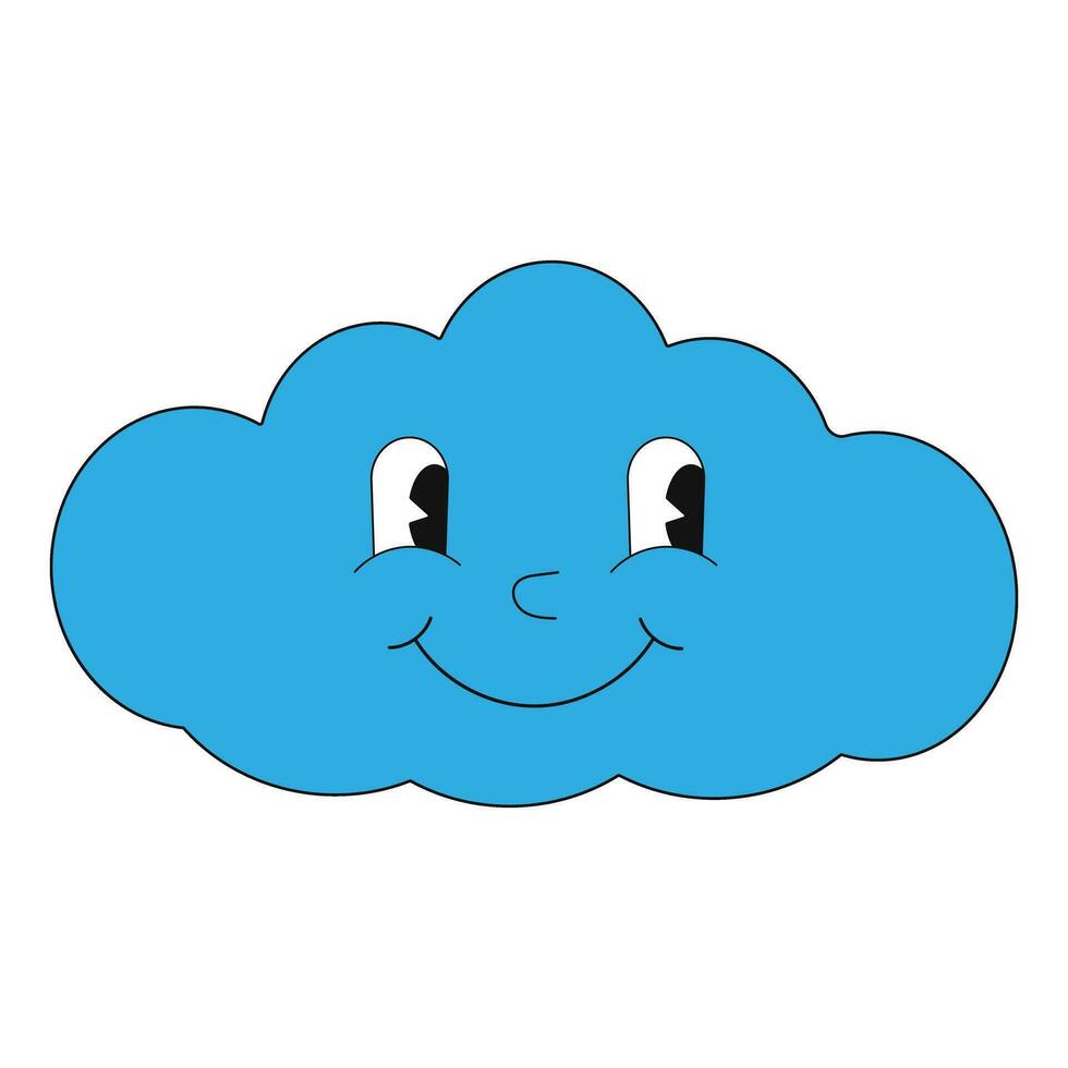 y2k. 2000s.Retro y2k style.Cartoon style. Retro element.Retro hipster y2k vector