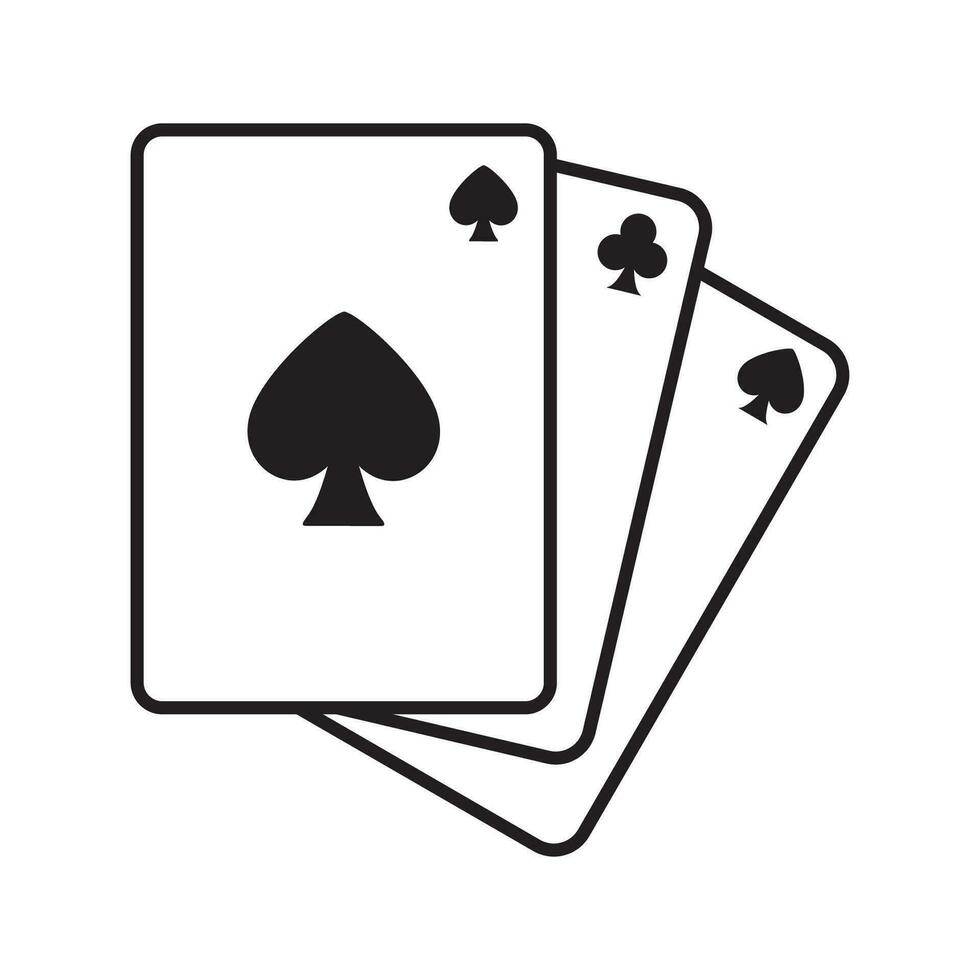 playing card  vector Design Symbol illustration