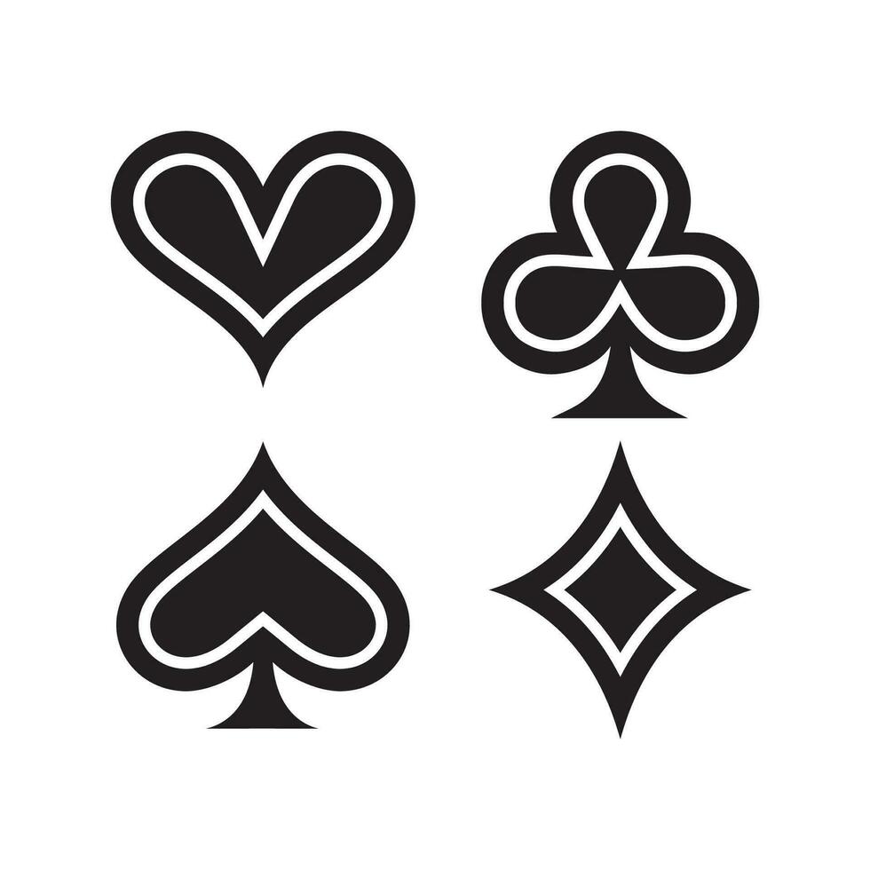 playing card  vector Design Symbol illustration