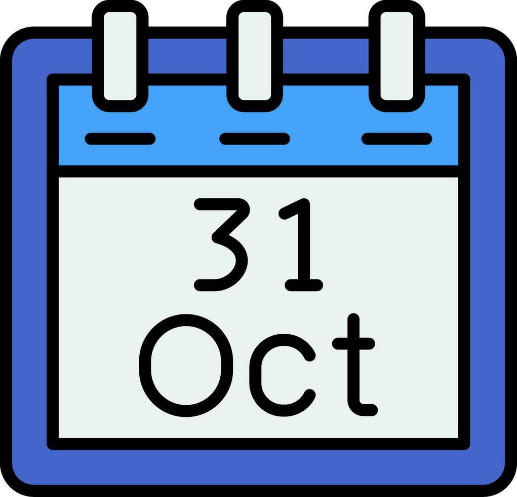 October 31 Vector Icon