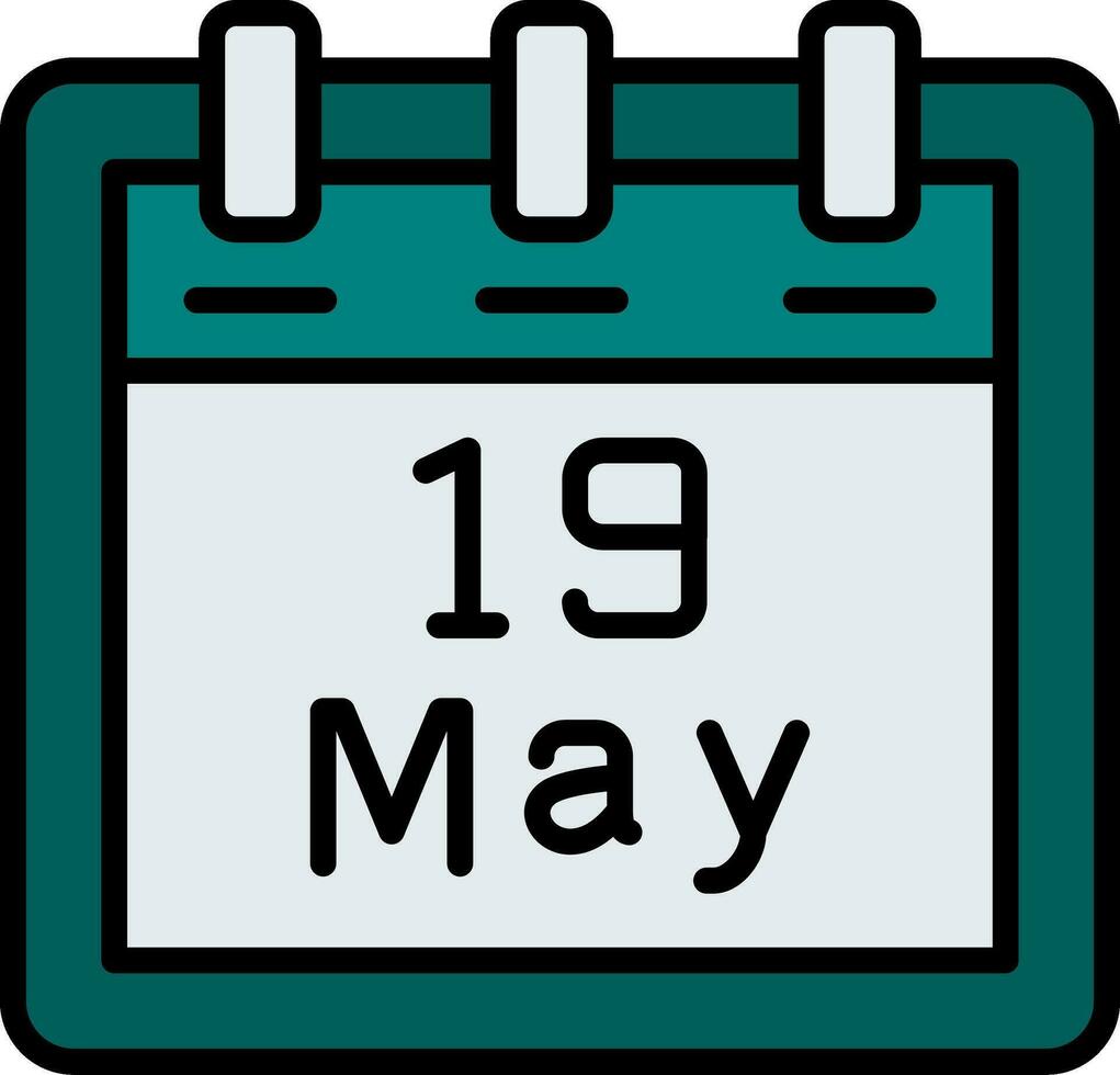 May 19 Vector Icon