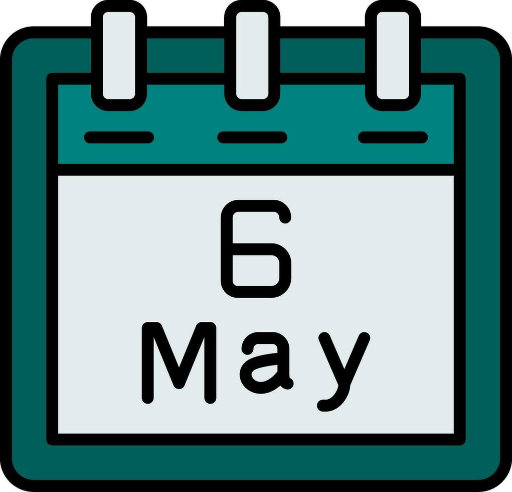 May 6 Vector Icon