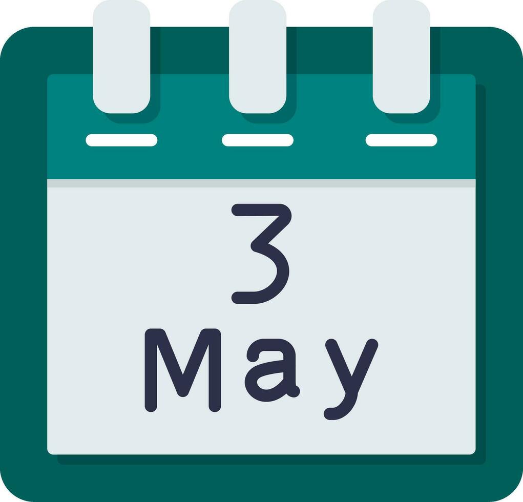 May 3 Vector Icon
