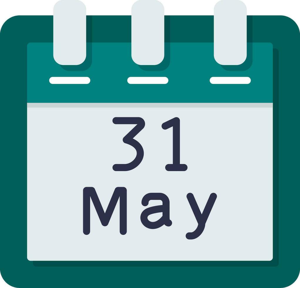 May 31 Vector Icon