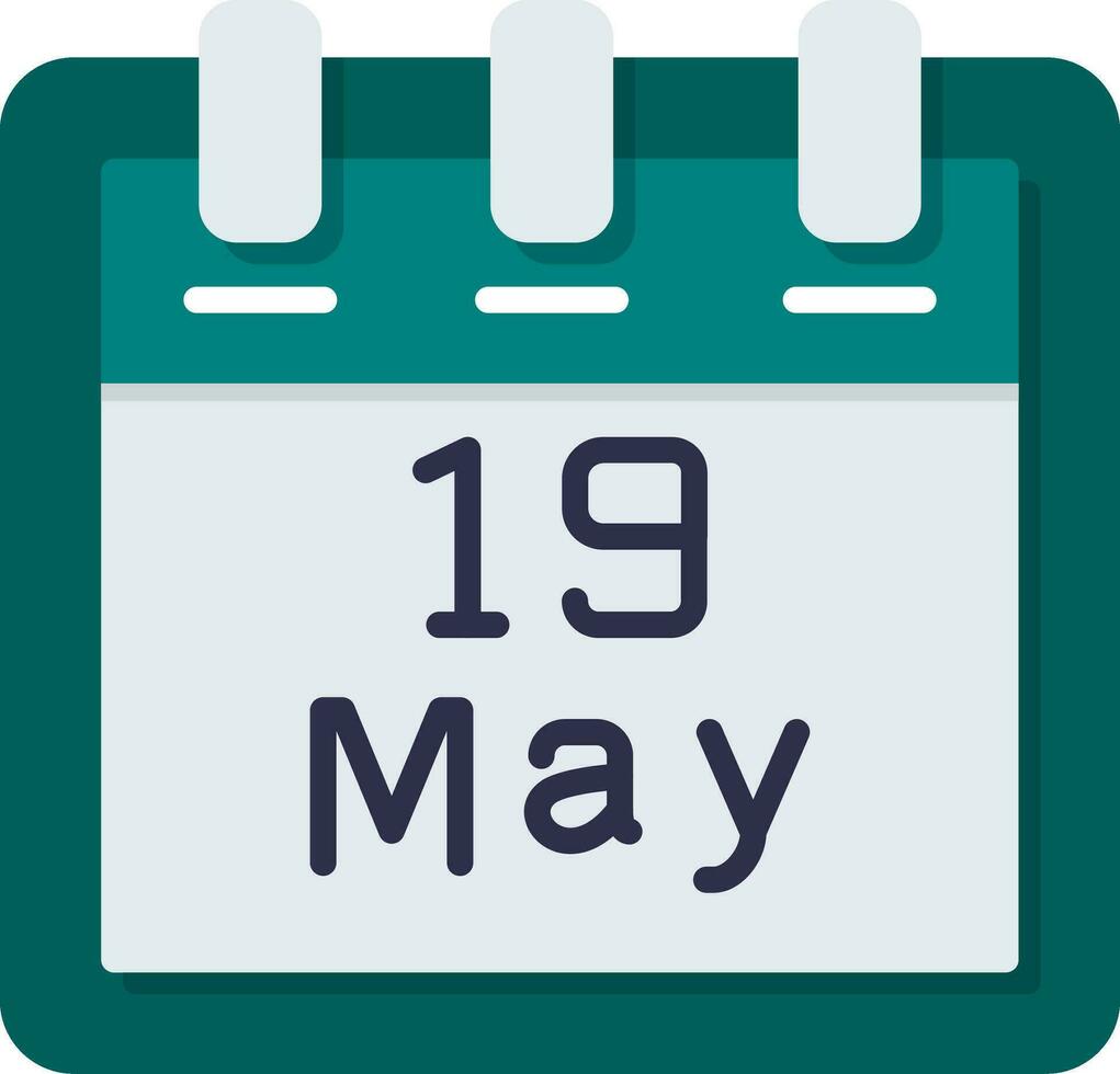 May 19 Vector Icon