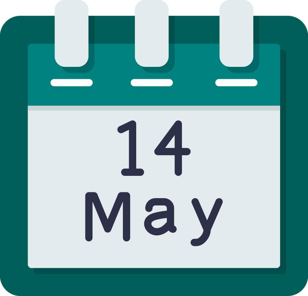 May 14 Vector Icon