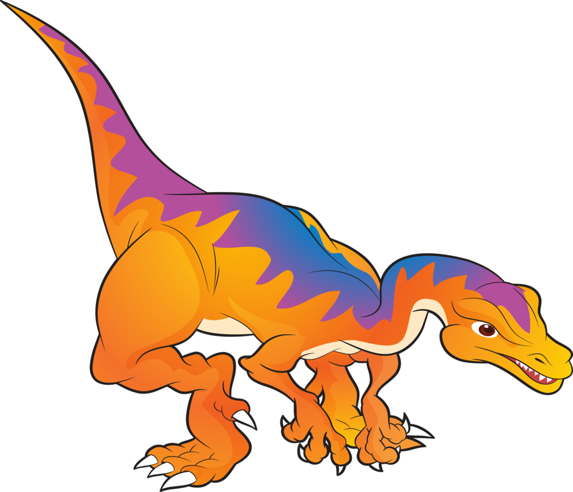 djur- tecknad serie dinosaurier för barn söt dinosaurier png