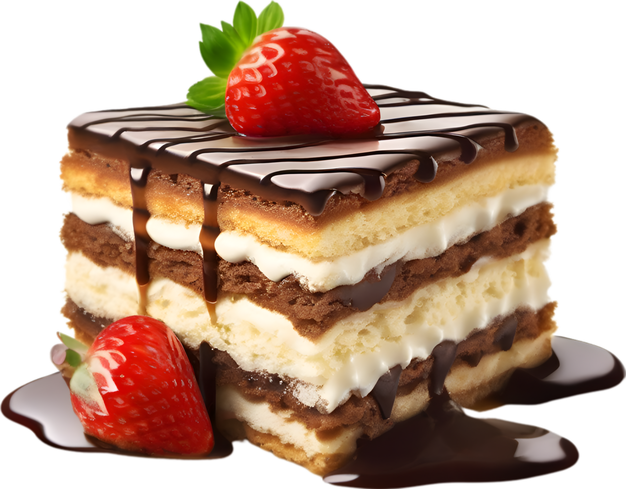 Image of Delicious-looking Tiramisu. AI-Generated. png