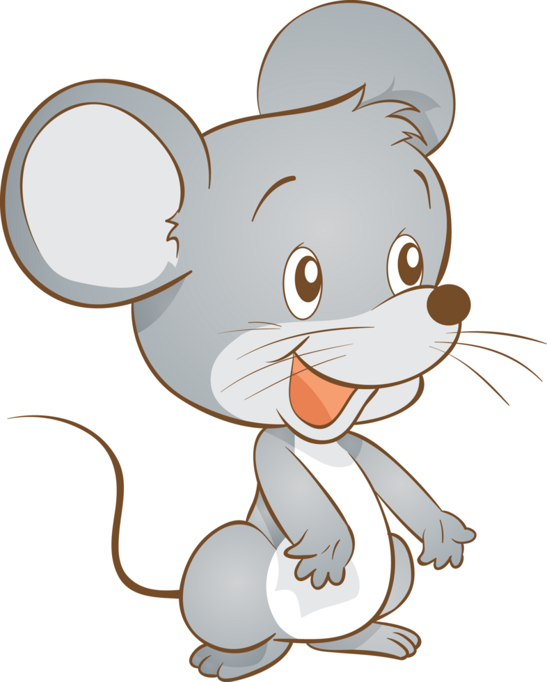 schattig Rat dier muis tekenfilm png