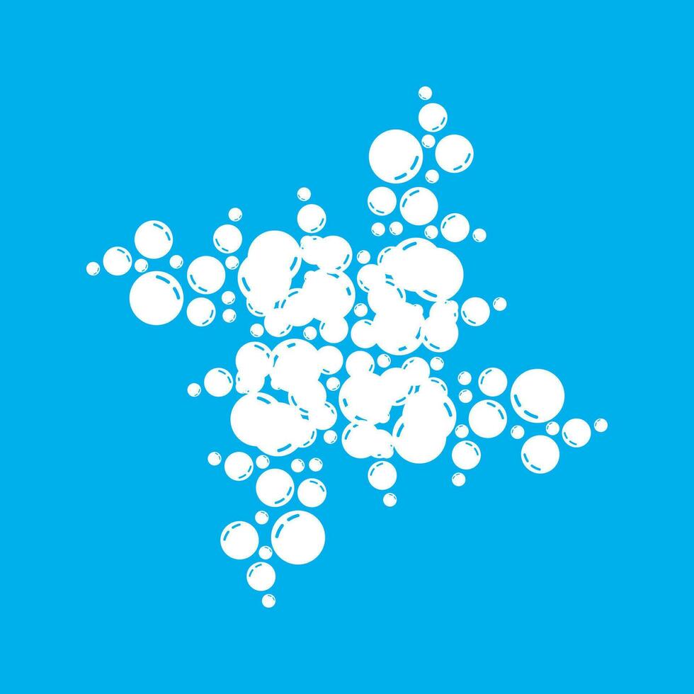 Water bubble icon design template isolated vector image
