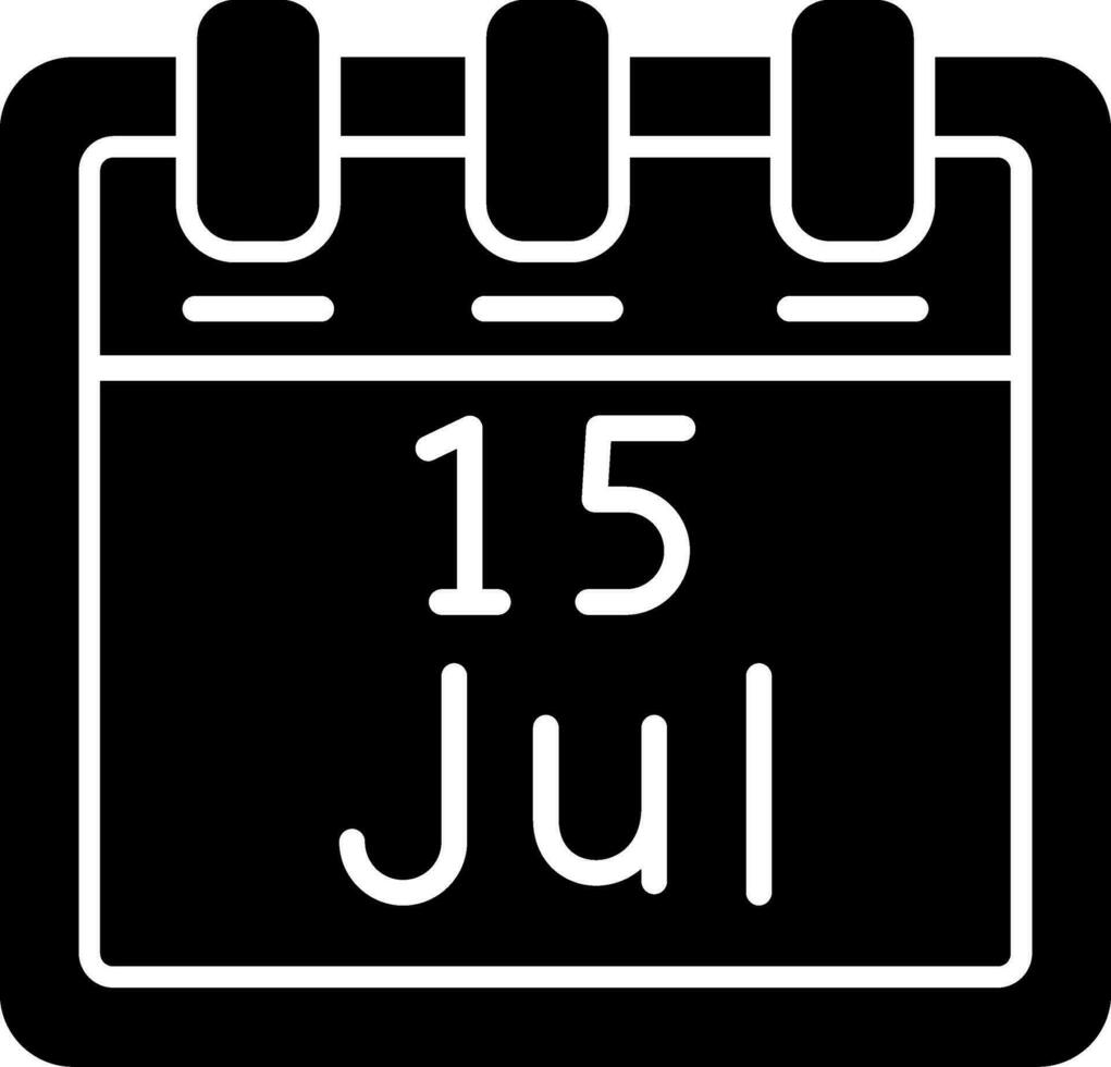 July 15 Vector Icon