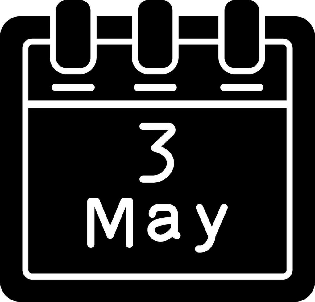 May 3 Vector Icon