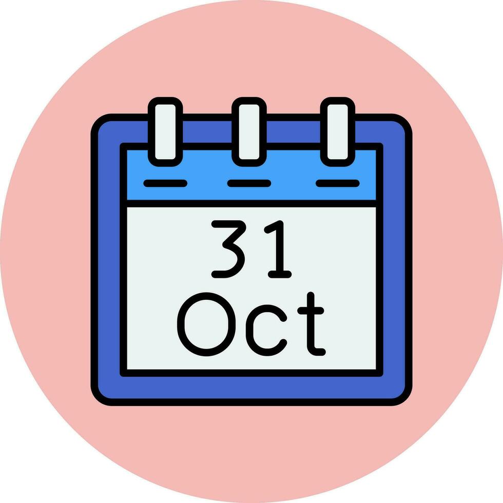 October 31 Vector Icon