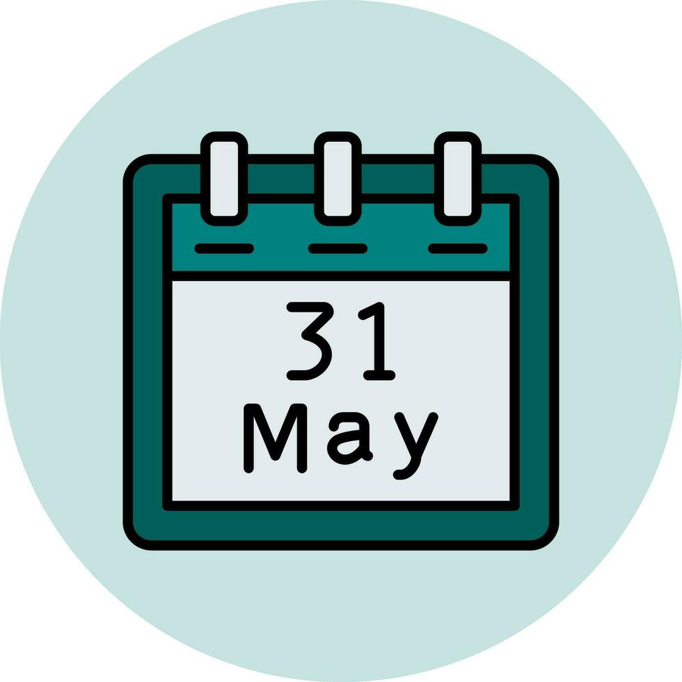 May 31 Vector Icon