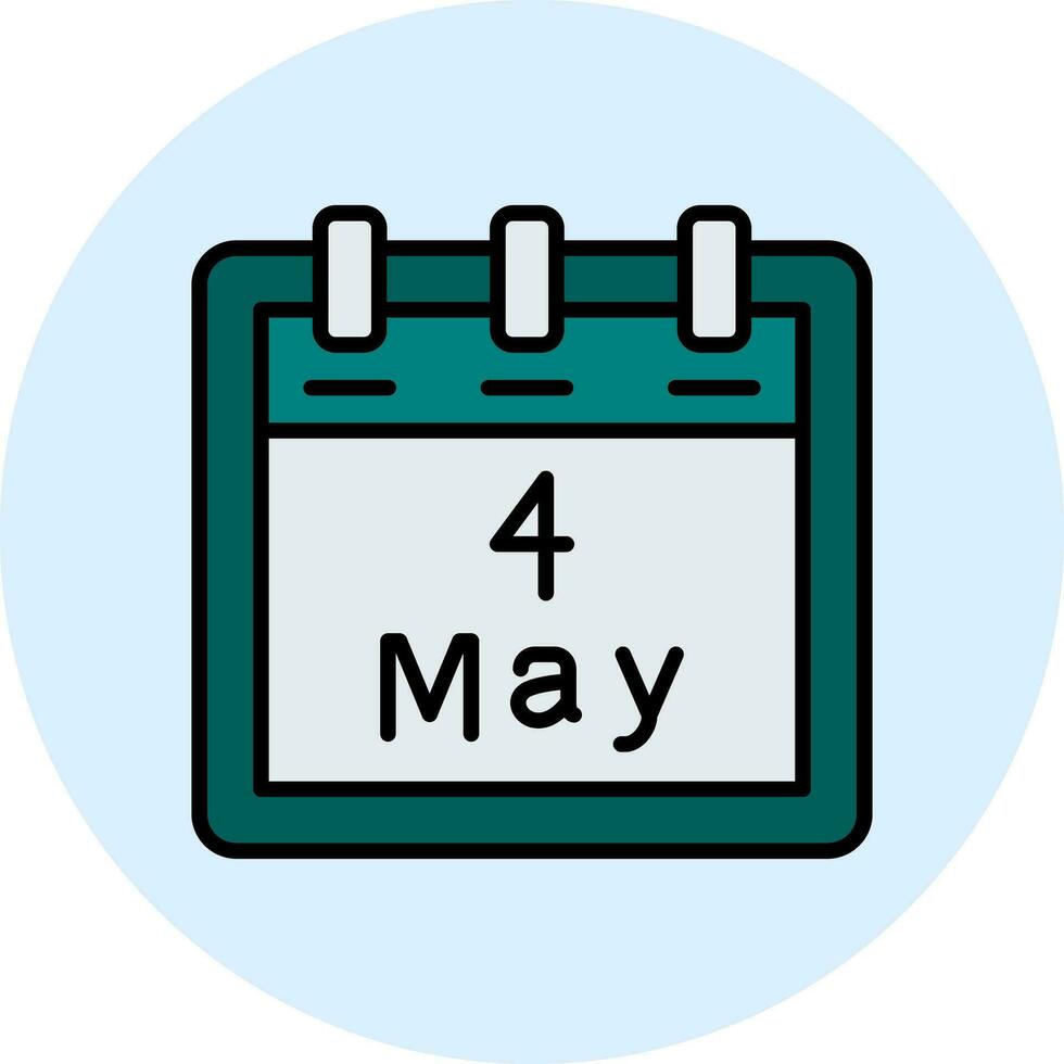 May 4 Vector Icon