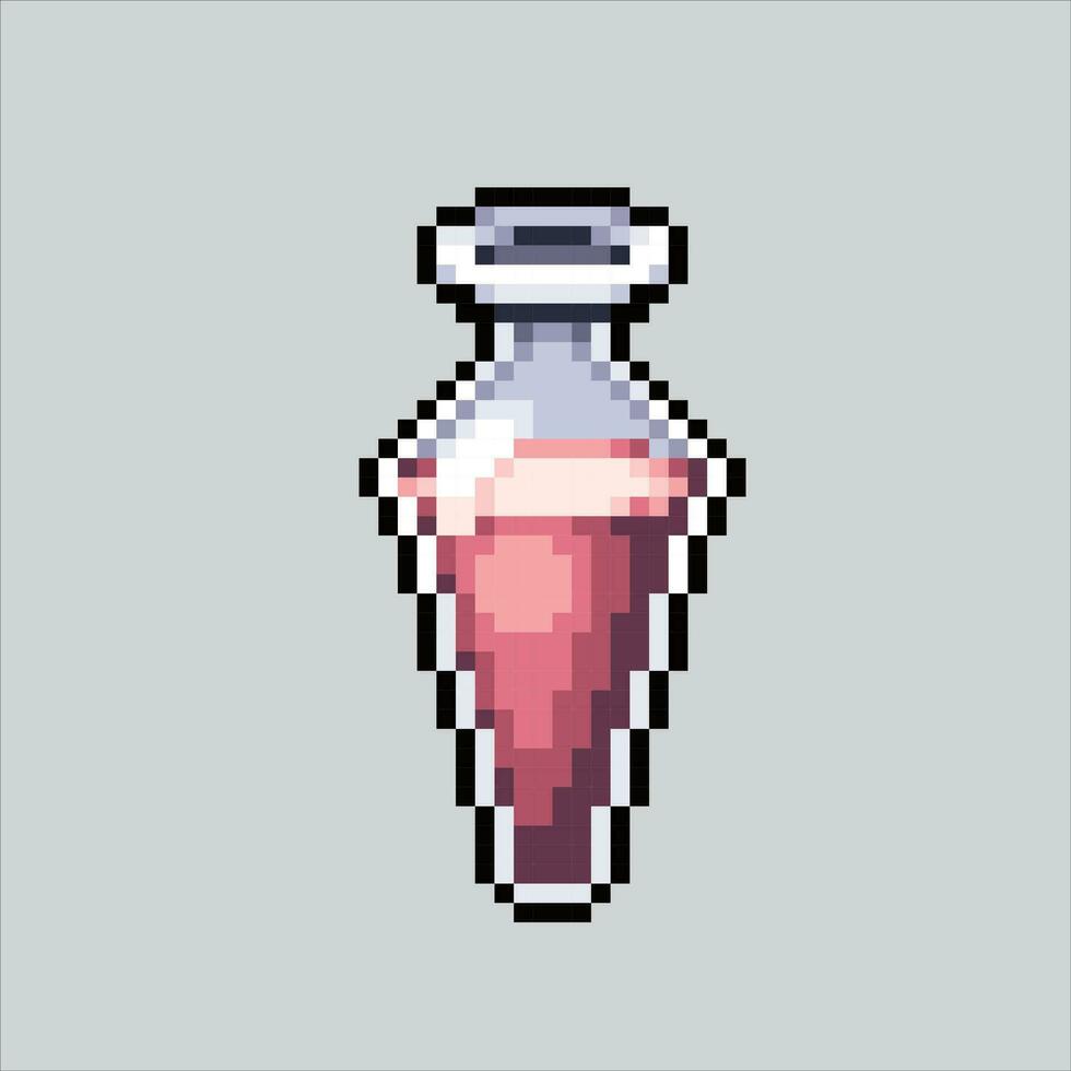 Pixel art illustration potion couldron. Pixelated Potion Pot. Witch Couldron Potion Pot boiler icon pixelated for the pixel art game and icon for website and video game. old school retro. vector