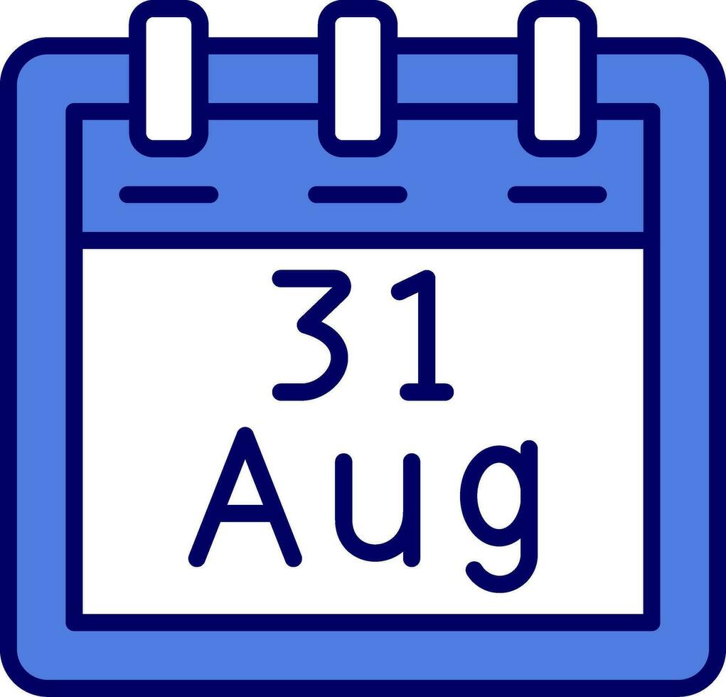 August 31 Vector Icon