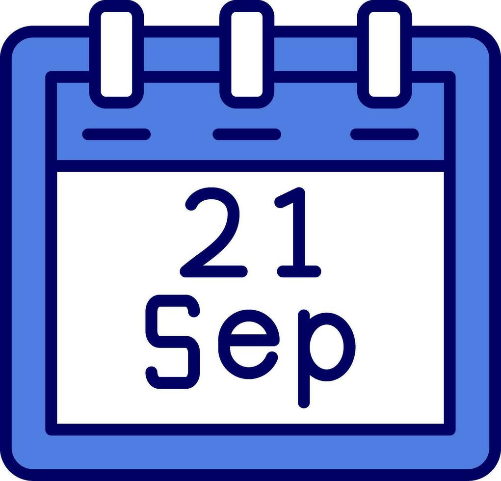 September 21 Vector Icon