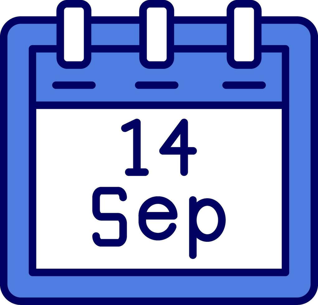 September 14 Vector Icon