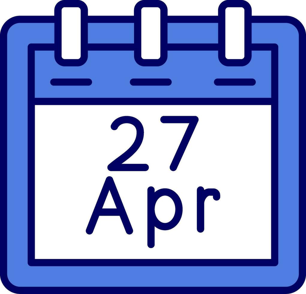 April 27 Vector Icon