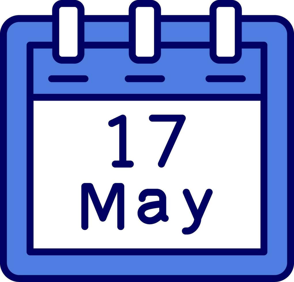 May 17 Vector Icon