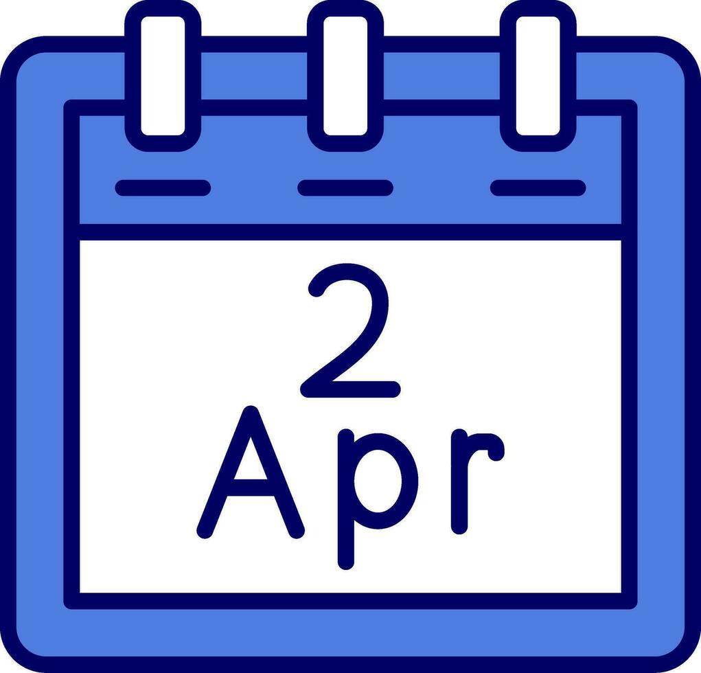 April 2 Vector Icon