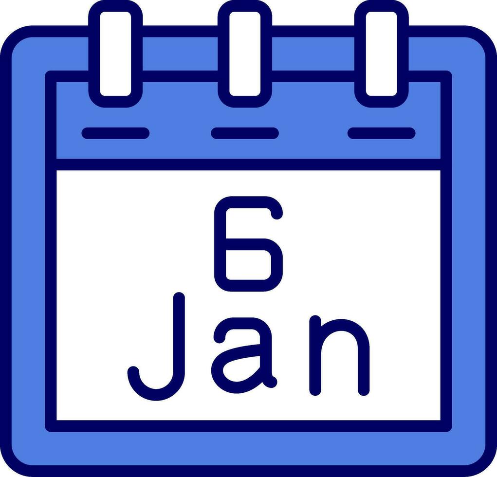 January 6 Vector Icon