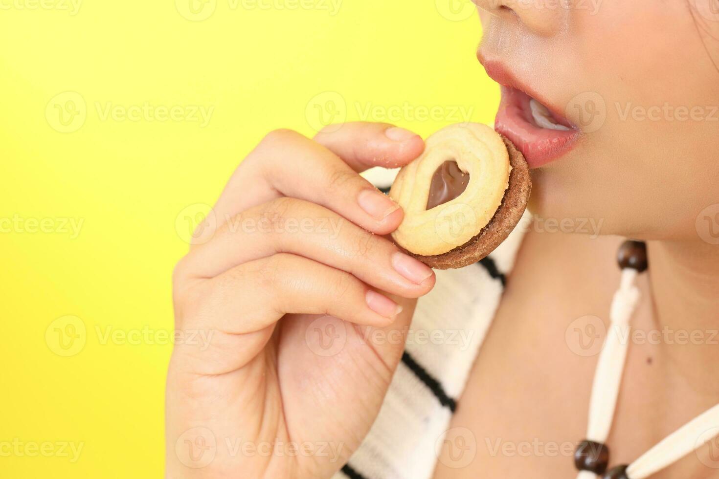 Eating Fast food photo