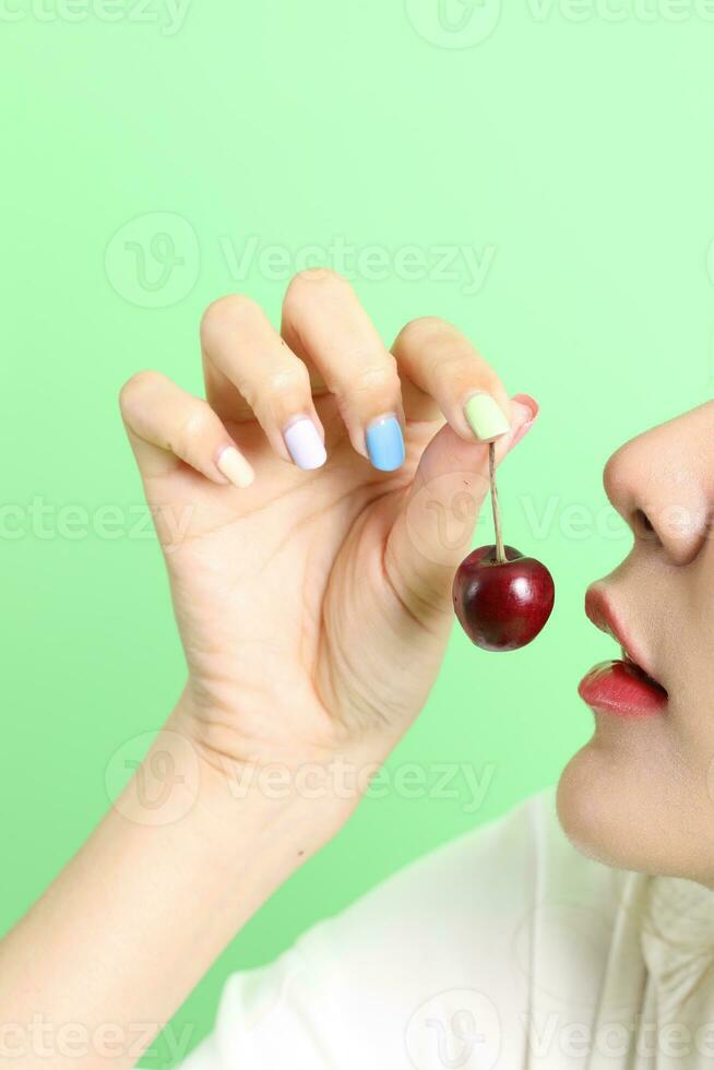 Woman with Fruit photo