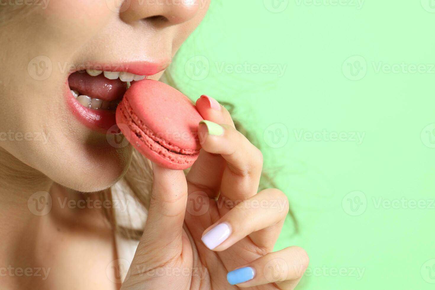 Macaroons Sweet Dessert photo