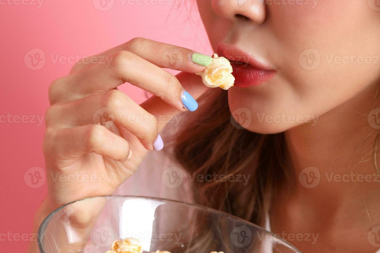 Hand with Dessert photo