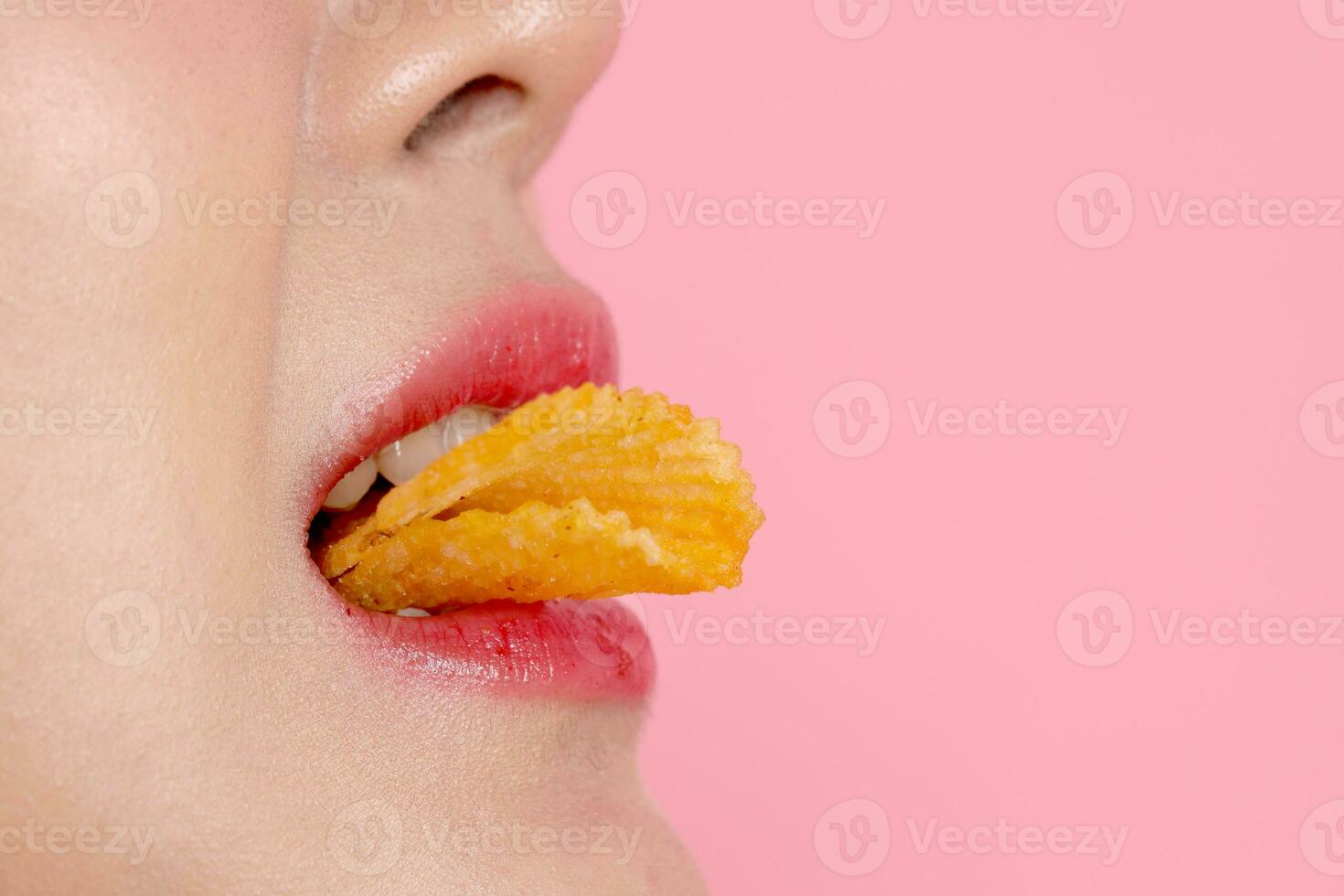 Eating Potato Chips photo