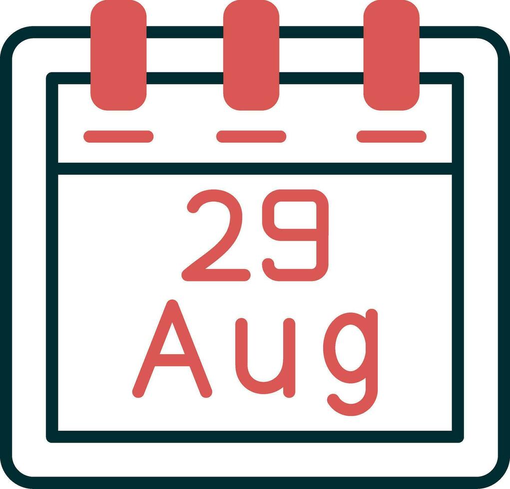 August 29 Vector Icon