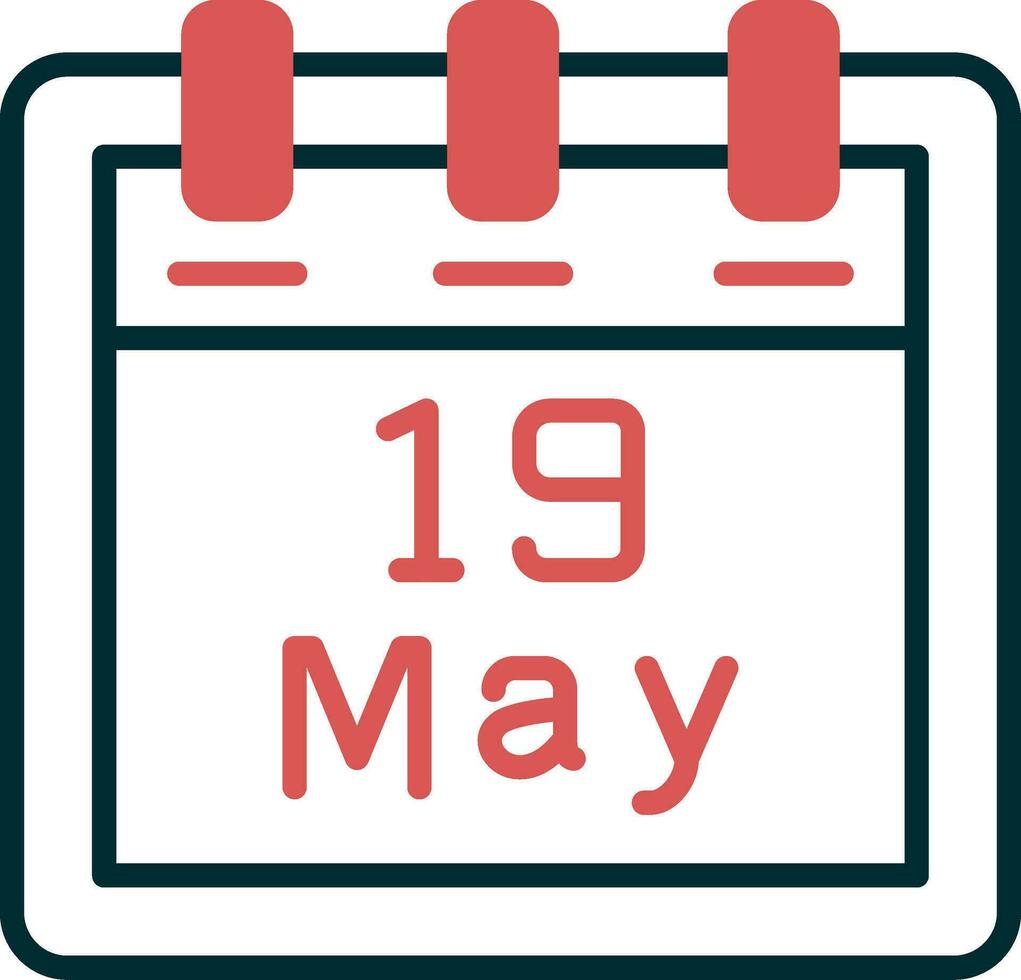 May 19 Vector Icon