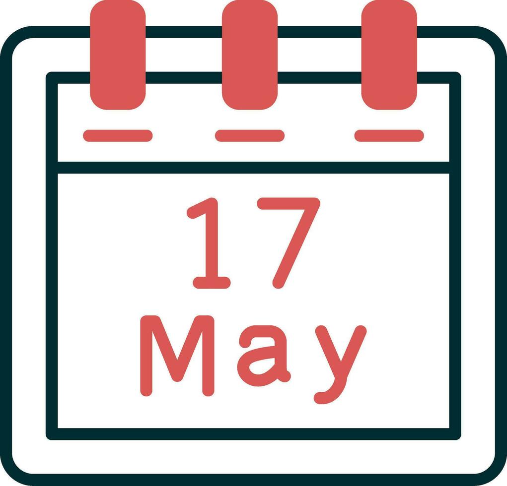May 17 Vector Icon