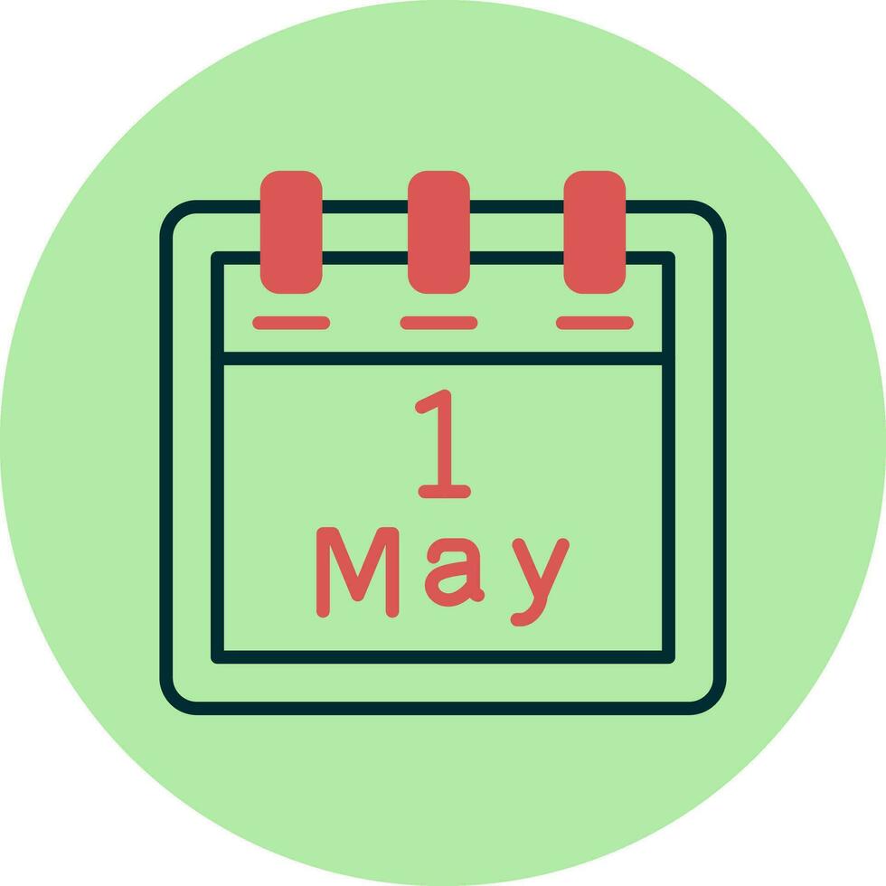 May 1 Vector Icon